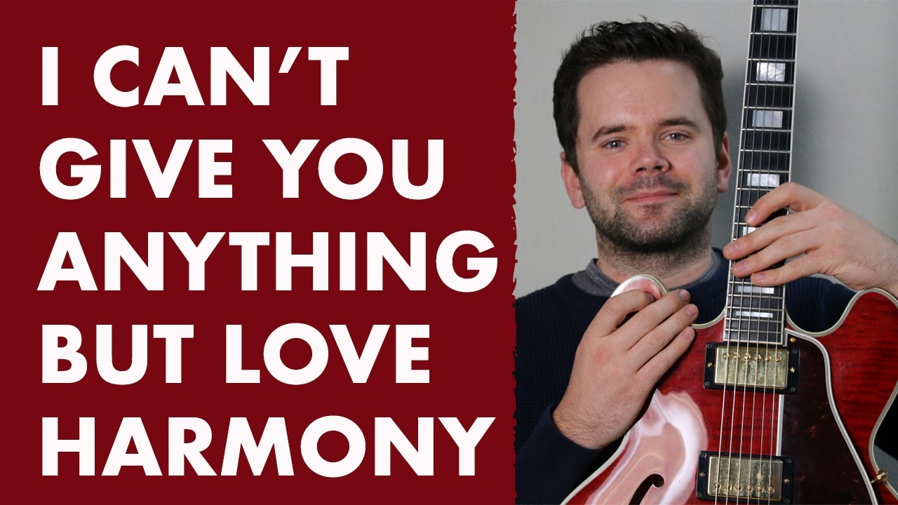 🔴I can't give you anything but love 🎸 Harmonic analysis🎵