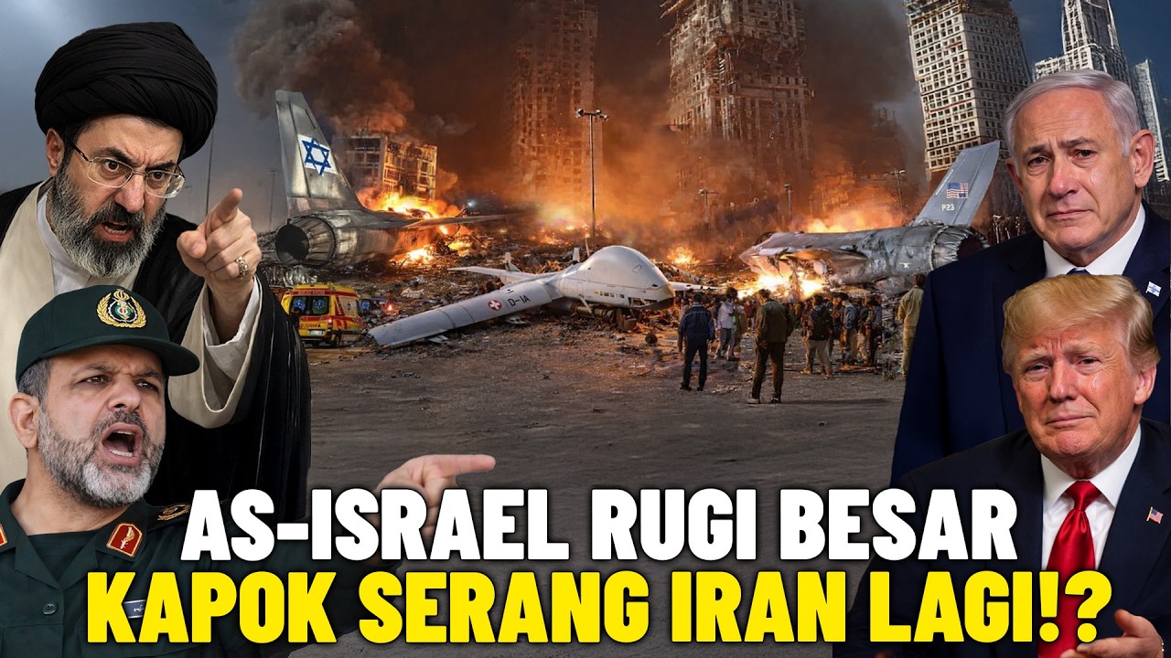 JET TEMPUR & DRONE AS-ISRAEL DITEMBAK JATUH!? Alutsista Canggih Israel-AS Jadi Korban Keganasan Iran