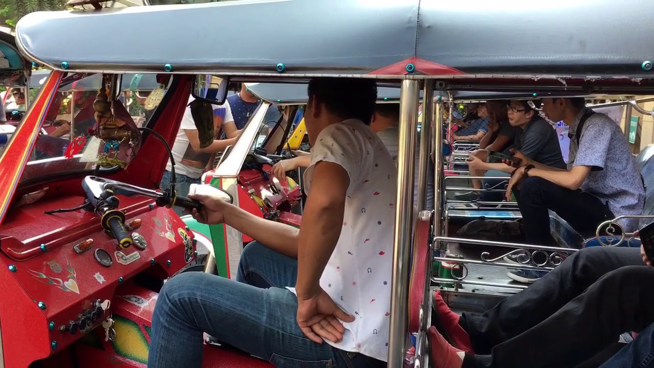 Tuk Tuk Sam Lor Traditional Transport in Bangkok Thailand Destination