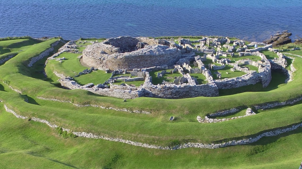 Gurness Broch And Iron Age Village in Orkney's mainland
