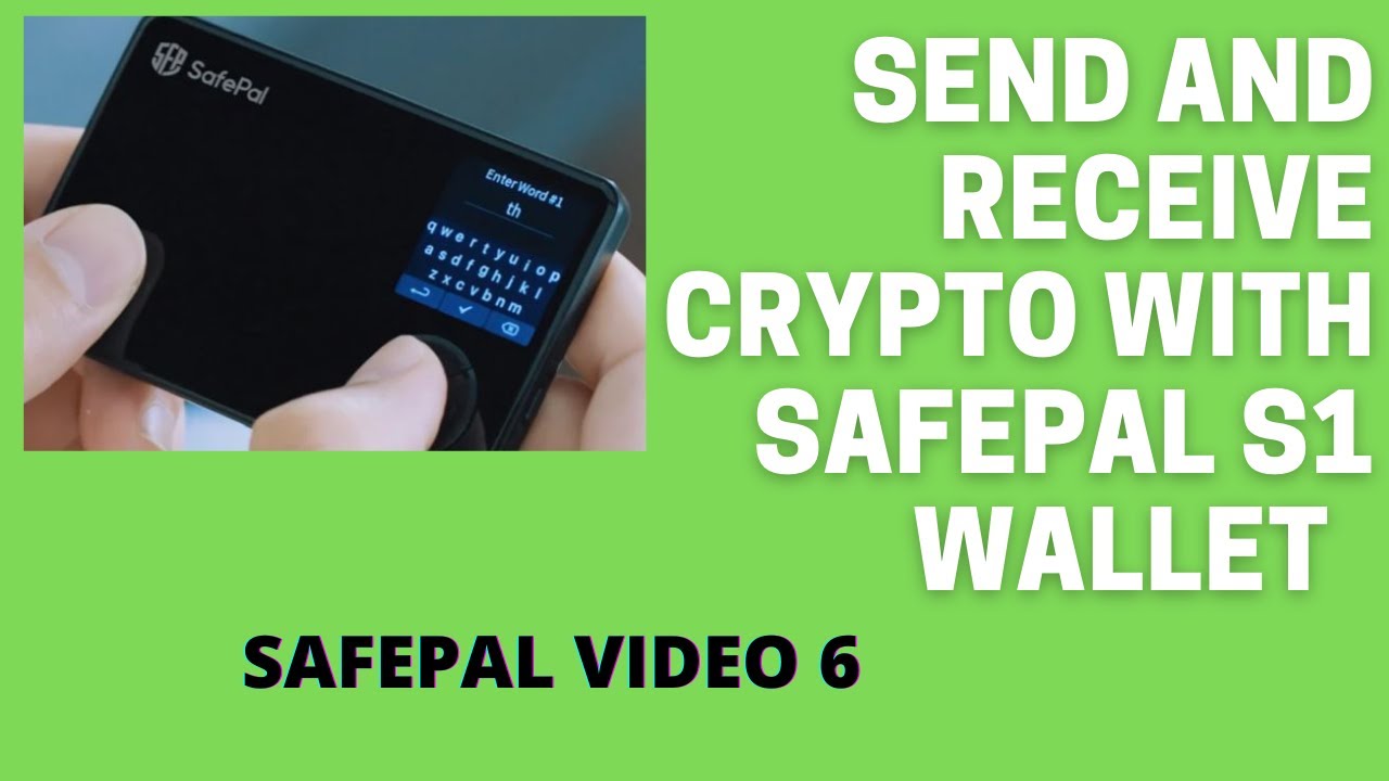 Send Receive Crypto using SafePal S1 wallet by FX Mariner SafePal Video 6
