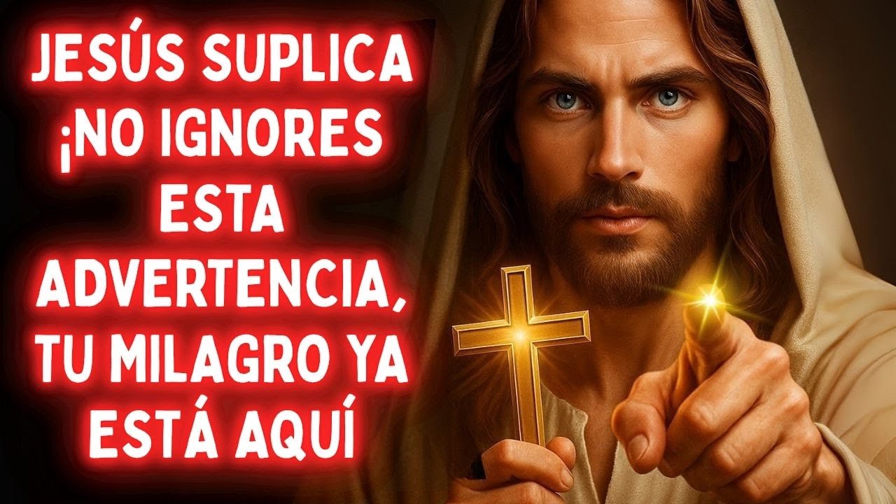 JESÚS SUPLICA: ¡NO IGNORES ESTA ADVERTENCIA, TU MILAGRO YA ESTÁ AQUÍ