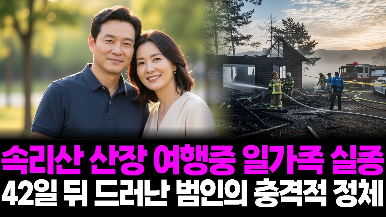 2002년, 충북 속리산 산장 일가족 4명 실종.... 42일 만에 세상에 드러난 카이스트 교수의 추악한 진실