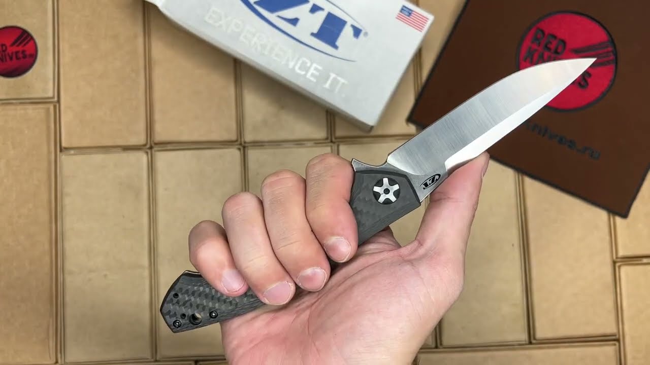 Zero Tolerance 0452 CFTi (Реплика) - рукоять титан, карбон. Обзор!