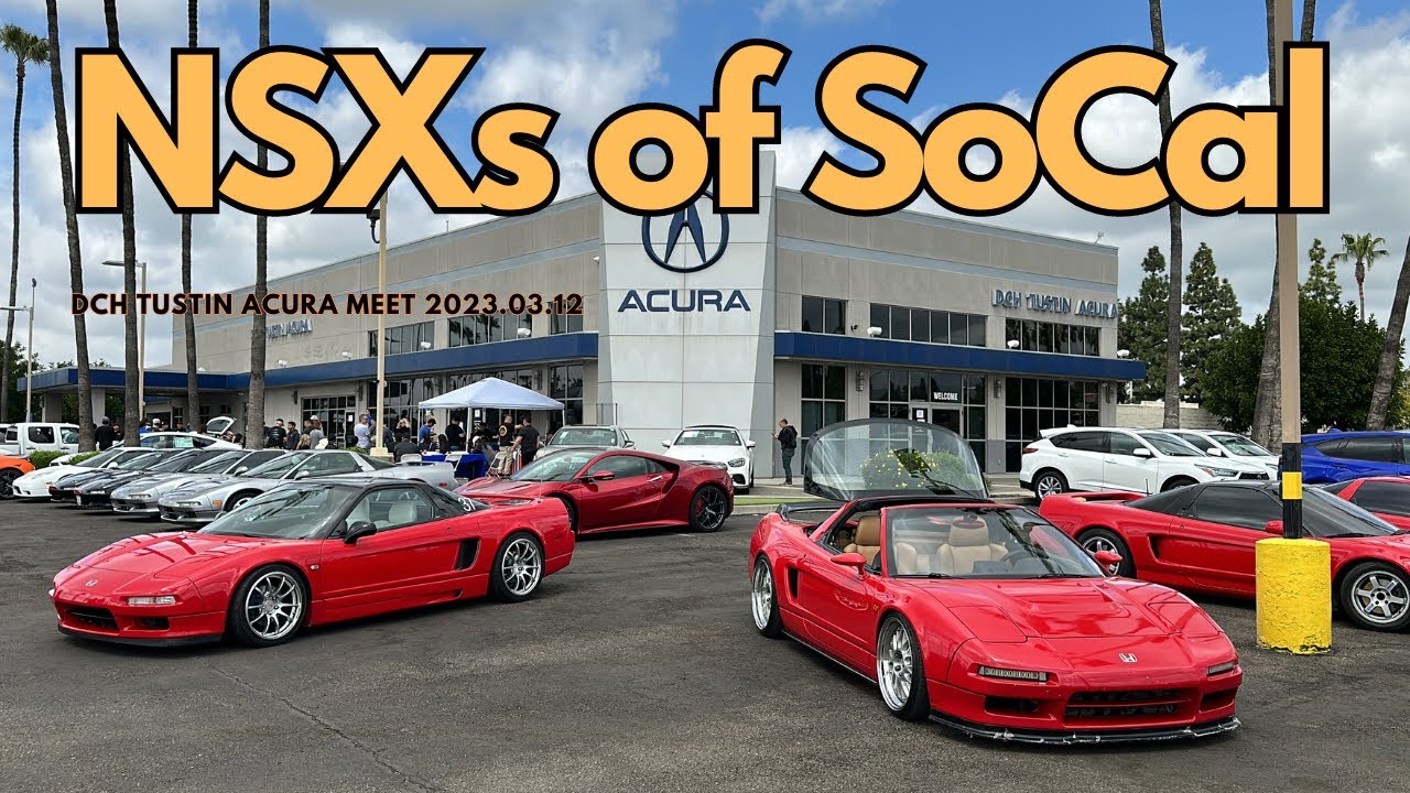 60+ NSX вторгаются в округ Ориндж, Калифорния!