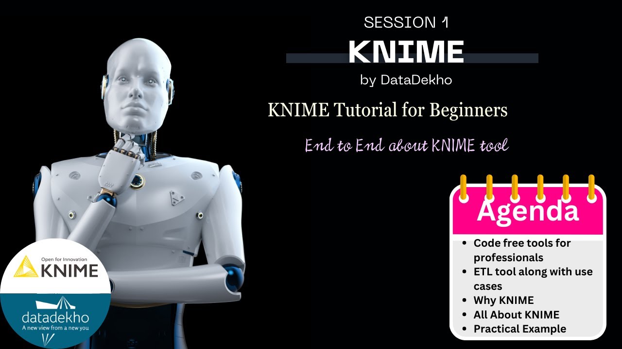 KNIME Beginners Course 2023 | KNIME Tutorial For Beginners | KNIME Course | DATADEKHO