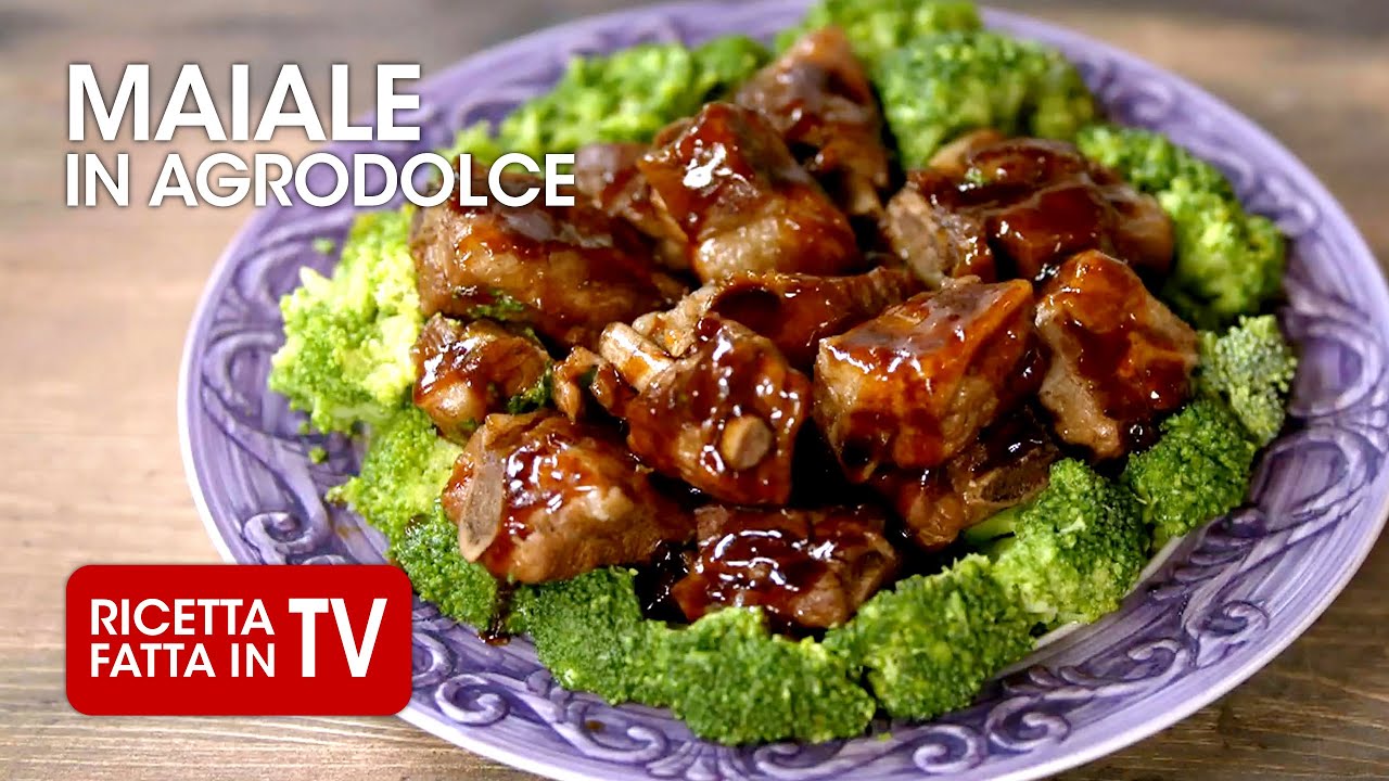 MAIALE IN AGRODOLCE di Benedetta Rossi - Ricetta TV Fatto in Casa per Voi