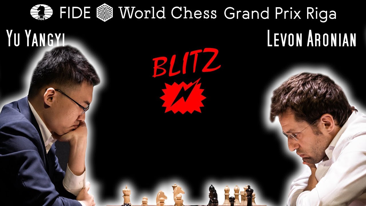 Yu Yangyi strikes back vs Levon Aronian / Blitz / FIDE GP Riga 2019