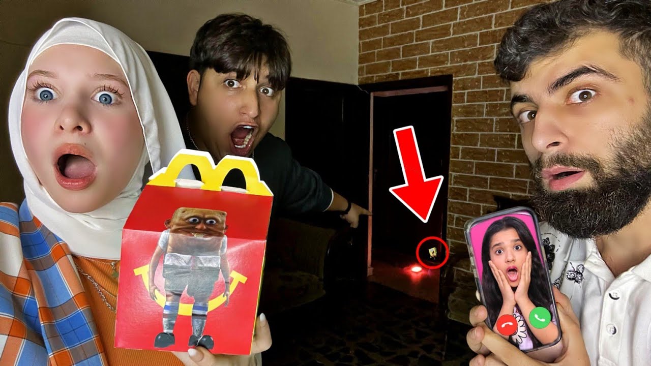 طلبت انا وبودي وجبة سبونج بوب الشرير من درك ويب!!مخيف