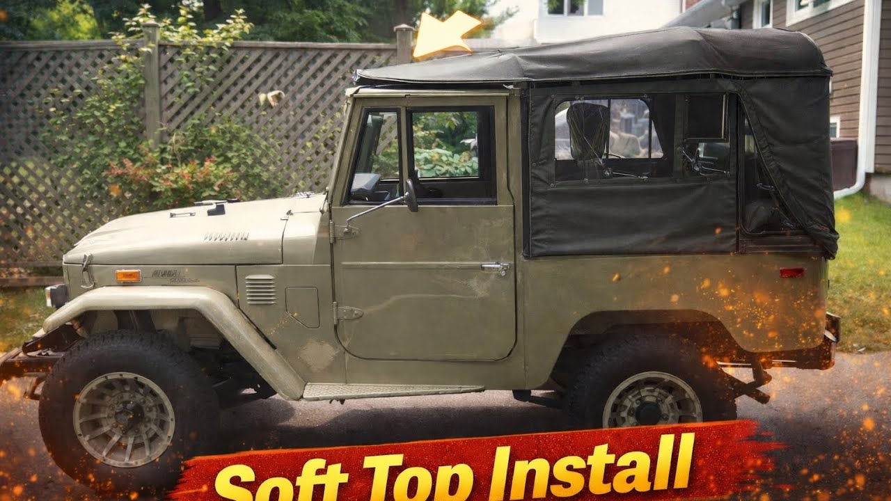 FJ40 soft top install Toyota Land Cruiser