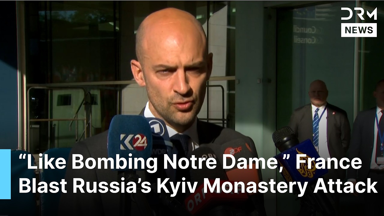 JUST IN: France Slams Russia Over Kyiv Monastery Strike, Calls It Like &ldquo;Bombing Notre Dame&rdquo; | AC1B