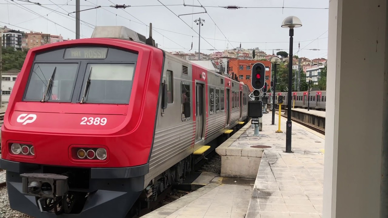 Movimento CP Lisboa - Estações Campolide e Rossio