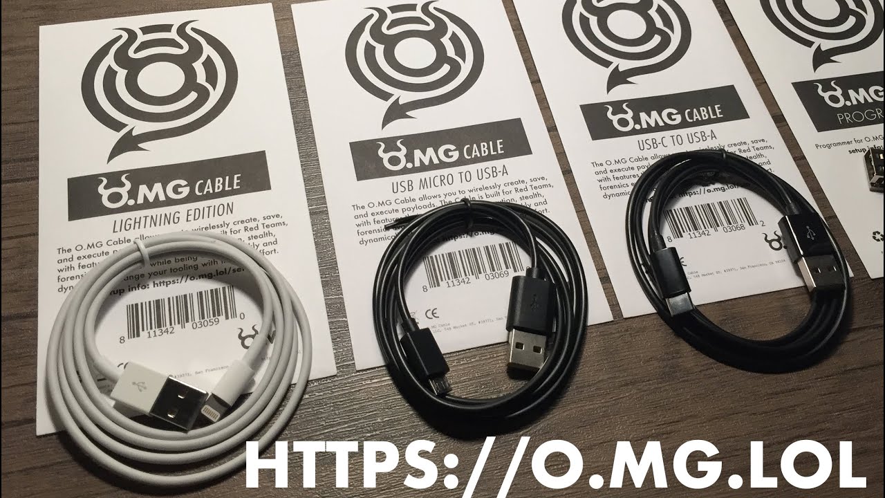 O.MG Cable, now also in USB-C and USB Micro