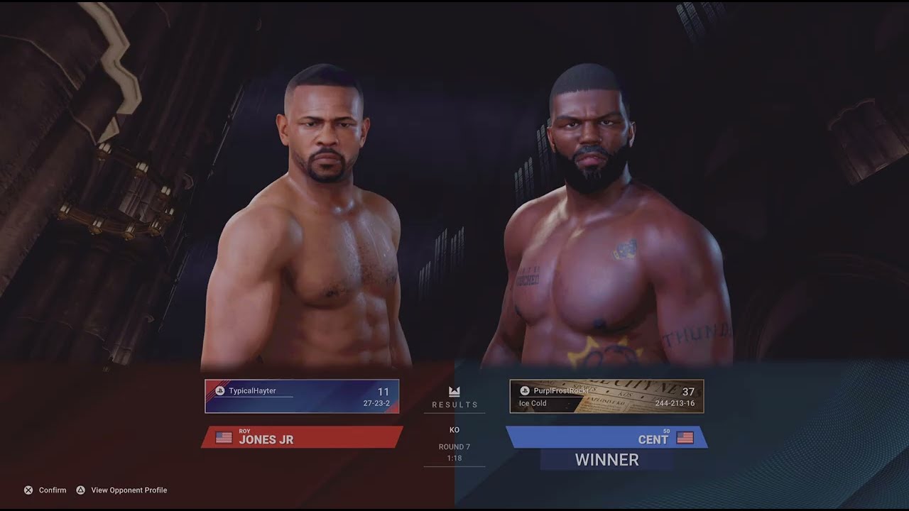 50 cent straight k.o.s Roy Jones jr!