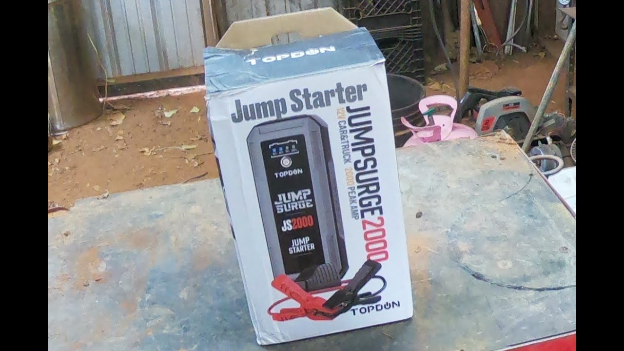 Review of the JS2000 Battery Jump Starter Its a good item to have with the cold weather