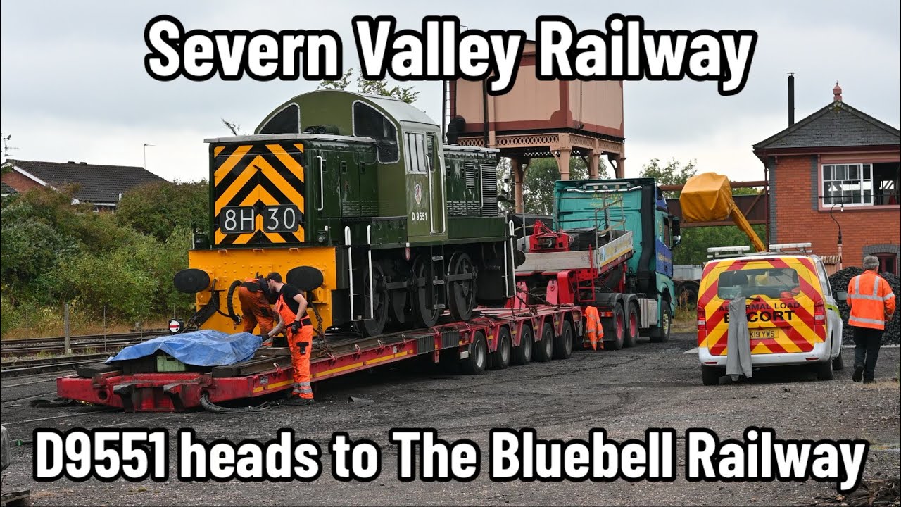 Severn Valley Railway | D9551 heads to the Bluebell Railway Diesel Gala & D1015 footplate experience
