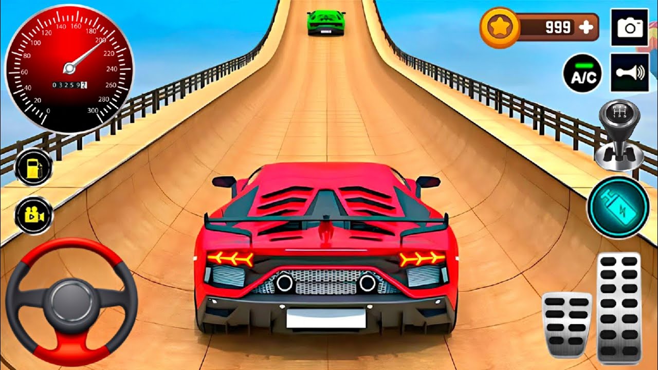 Ramp Car Racing 3D Gameplay _ endroid || Ramp Car Stunts Racing Video