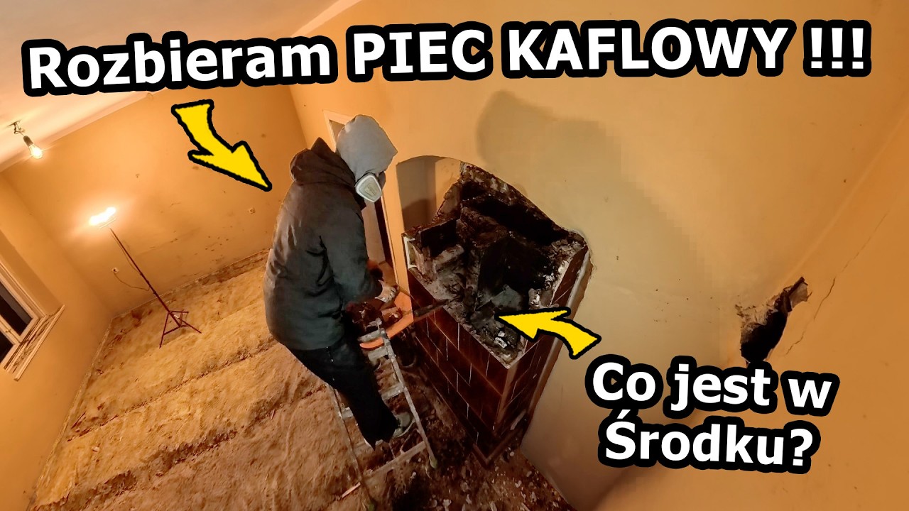 Czyścimy Pole pod Szklarnię !!! - Rozbiórka Pieca Kaflowego! Odłączenie PRĄDU i GAZU od Domu #1137