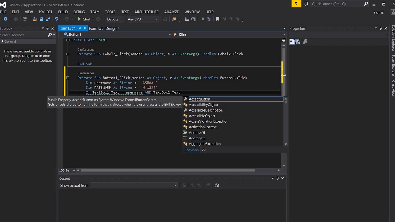 البنية الشرطية باستخدام الامر if #visual basic