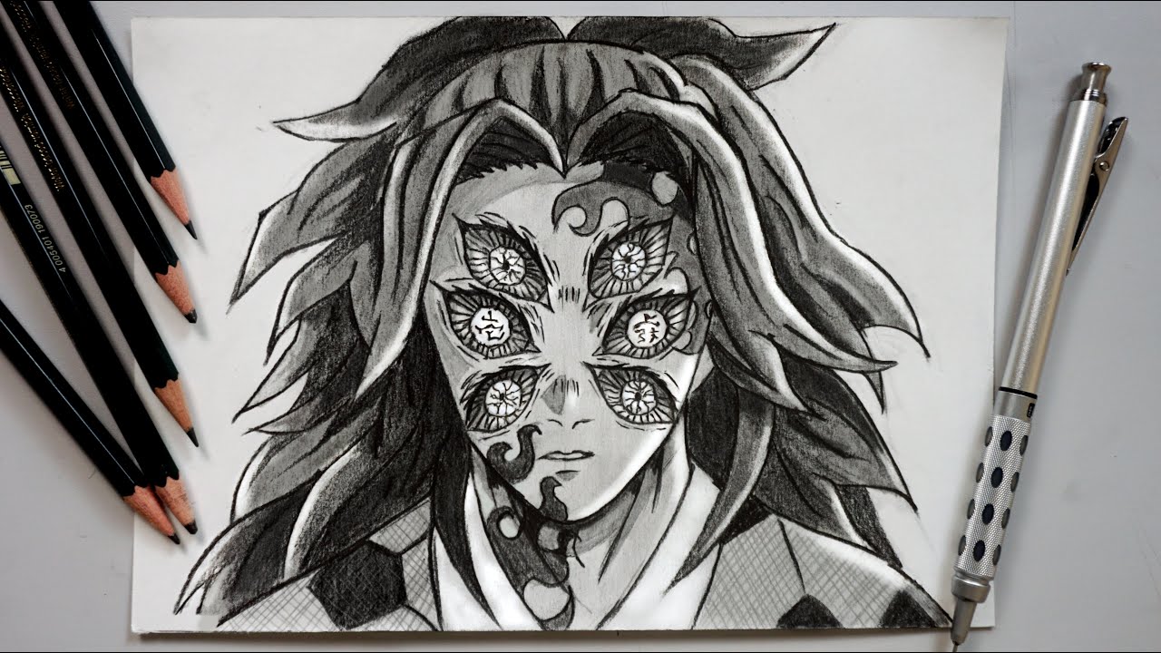 how to draw Kokushibo | Demon slayer [Kimetsu no Yaiba]