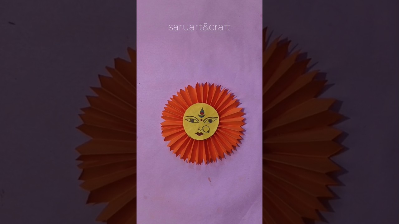 navratri special kids craft #shorts#trending #viral #youtubeshorts #kidsvideo #kidscraft #papercraft