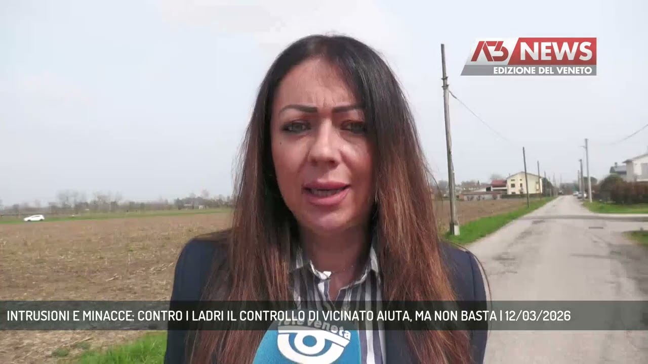 INTRUSIONI E MINACCE: CONTRO I LADRI IL CONTROLLO DI VICINATO AIUTA, MA NON BASTA | 12/03/2026