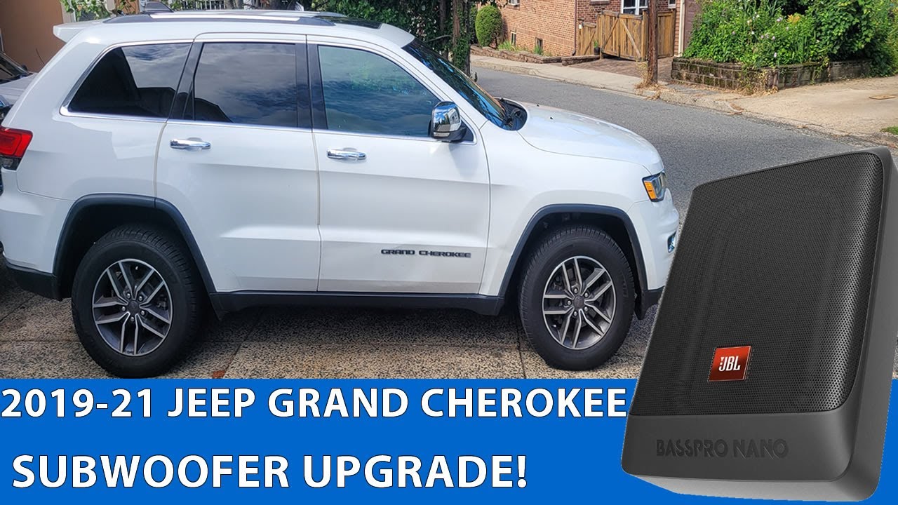 Как установить сабвуфер. Jeep Grand Cherokee 2019-2021. JBL Bass Pro Nano.