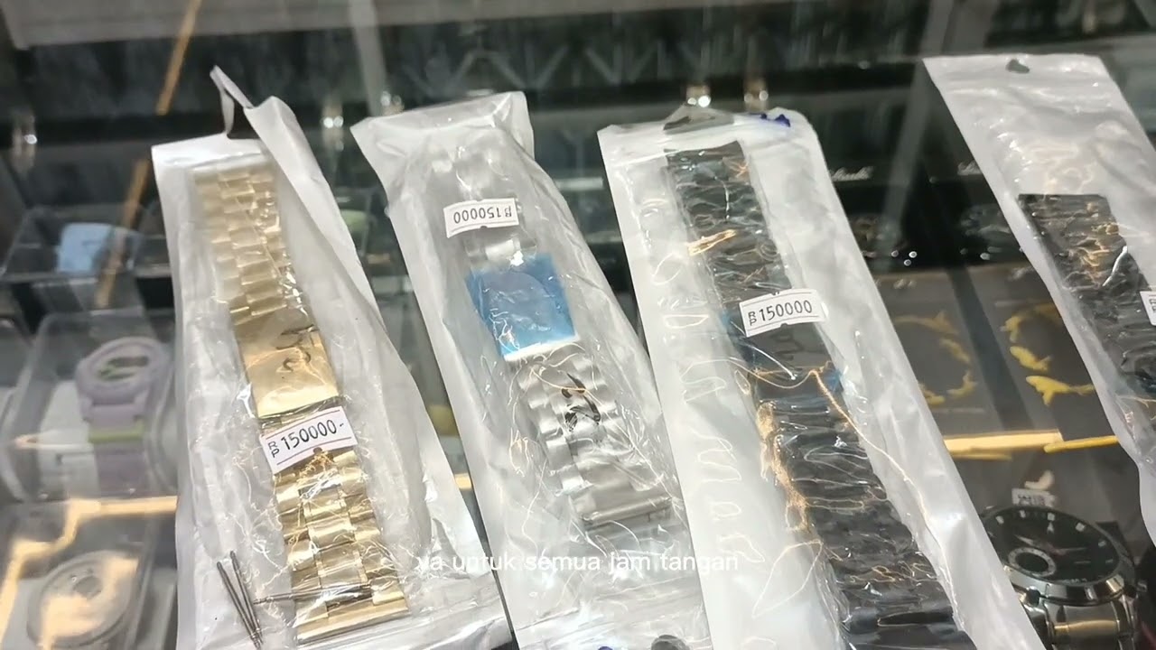 RANTAI TALI JAM TANGAN STAINLESS STELL SOLID UNIVERSAL UNTUK SEMUA JAM TANGAN