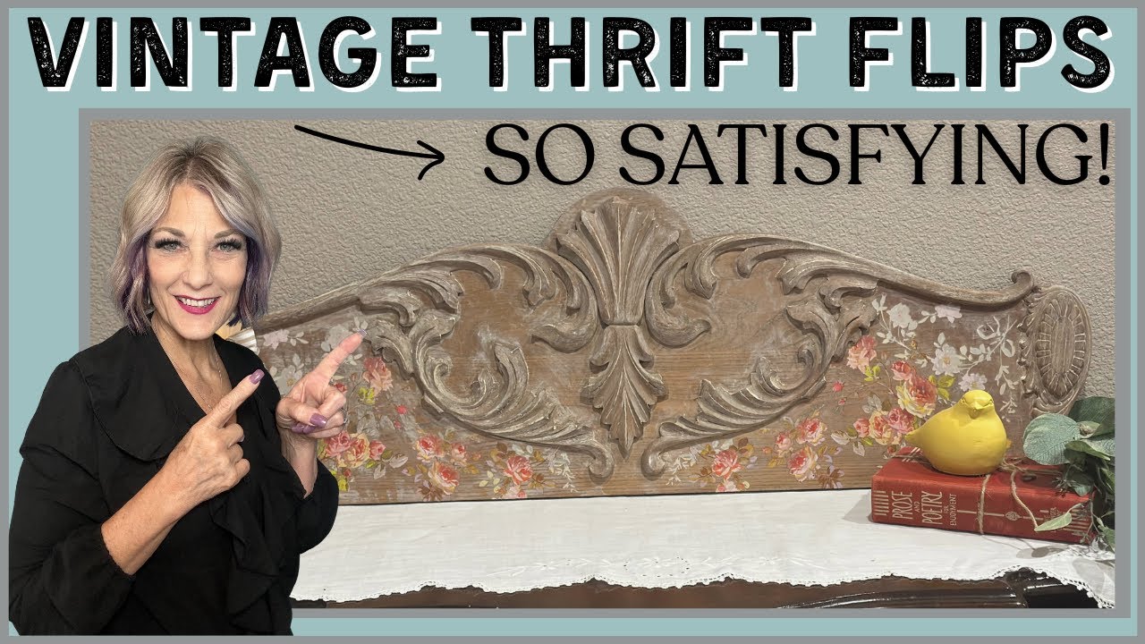 Vintage Shabby ChicThrift Flips/Cottagecore Decor DIYs/Simple Crafts