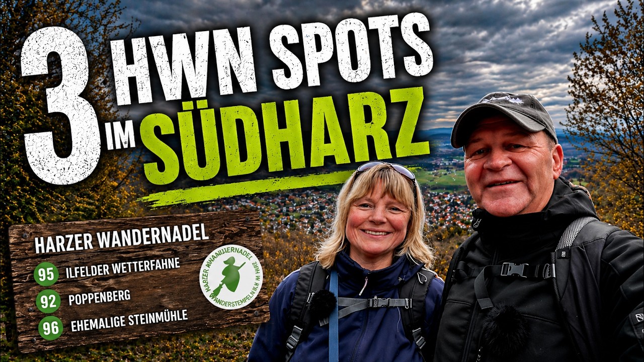 S&uuml;dharz Wanderung 🌲 3 Stempel an einem Tag | HWN 95, 92 & 96 erleben!