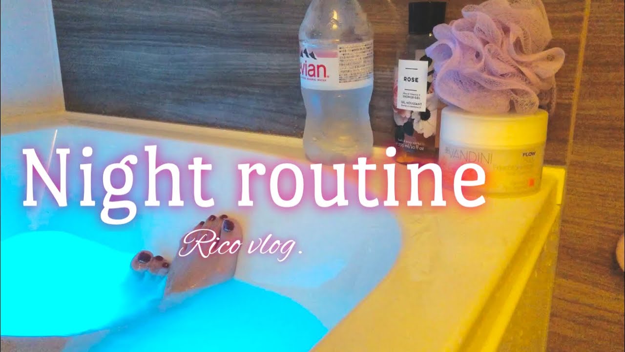 【Night Routine】東京一人暮らし営業OLの平日ナイトルーティン◆帰宅〜寝るまでの過ごし方