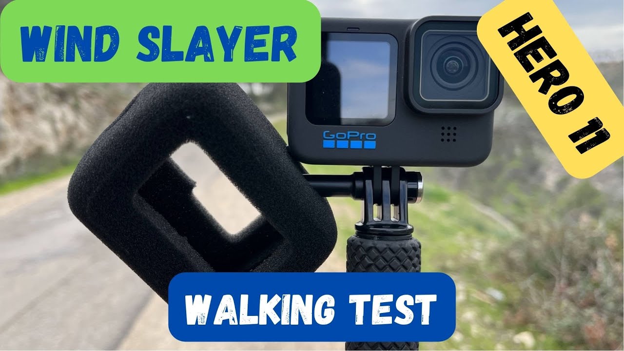 GoPro Hero 11 Audio Test with Windslayer on/off on a windy day