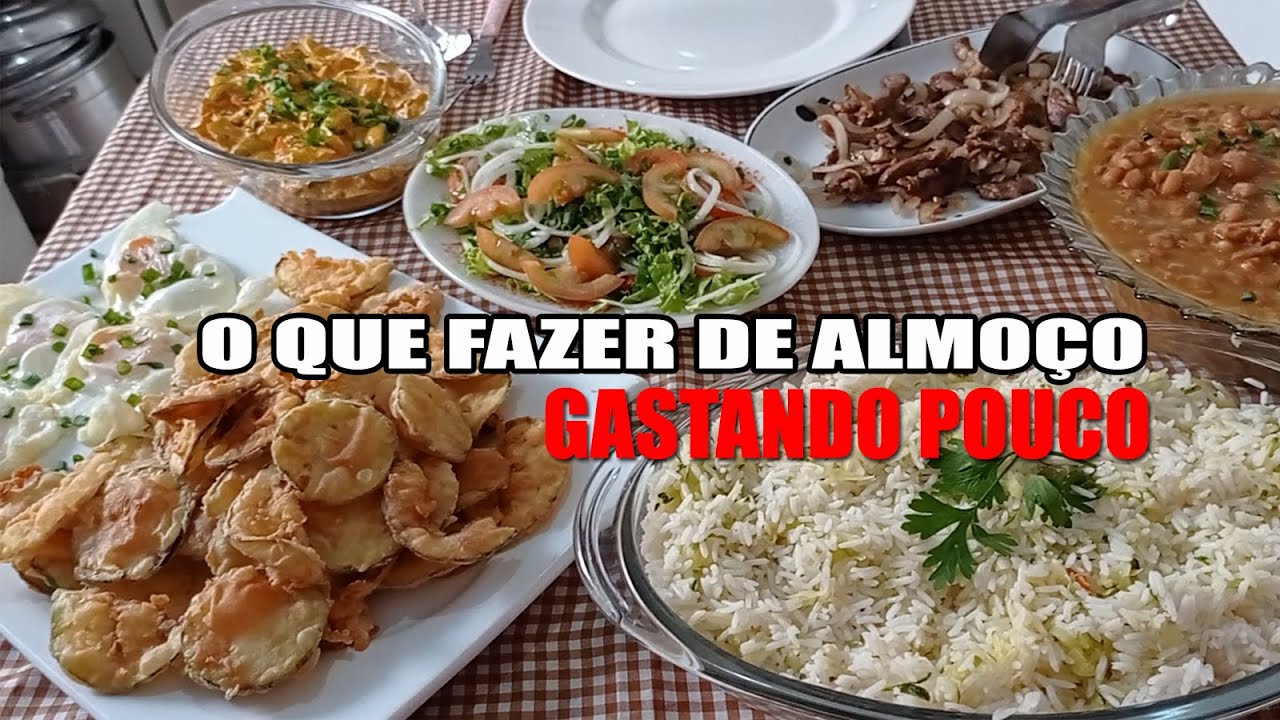 ALMOÇO BARATO - RECEITAS DA ROSA