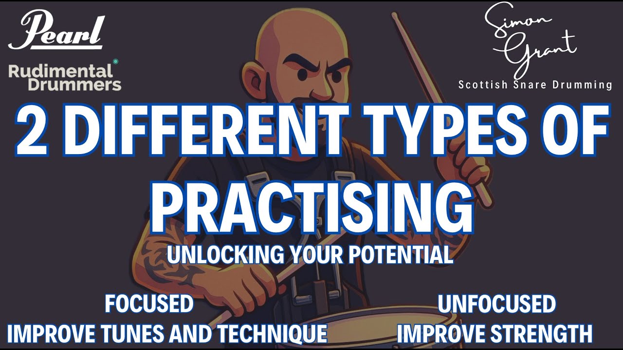 🥁2 Types of Practising Drumming - Focused and Unfocused🥁