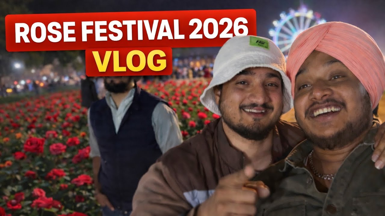 Rose Festival 2026 Vlog 🌹 | Fun Activities With Friends | Full Night Experience
