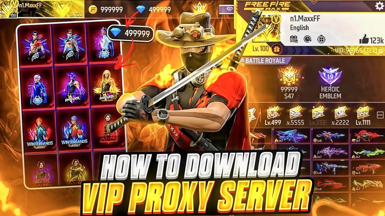 How To Download Proxy Server In Free Fire 😱🤭 | Free Fire Proxy Server 😍| ProxyServer Free Fire 🎮