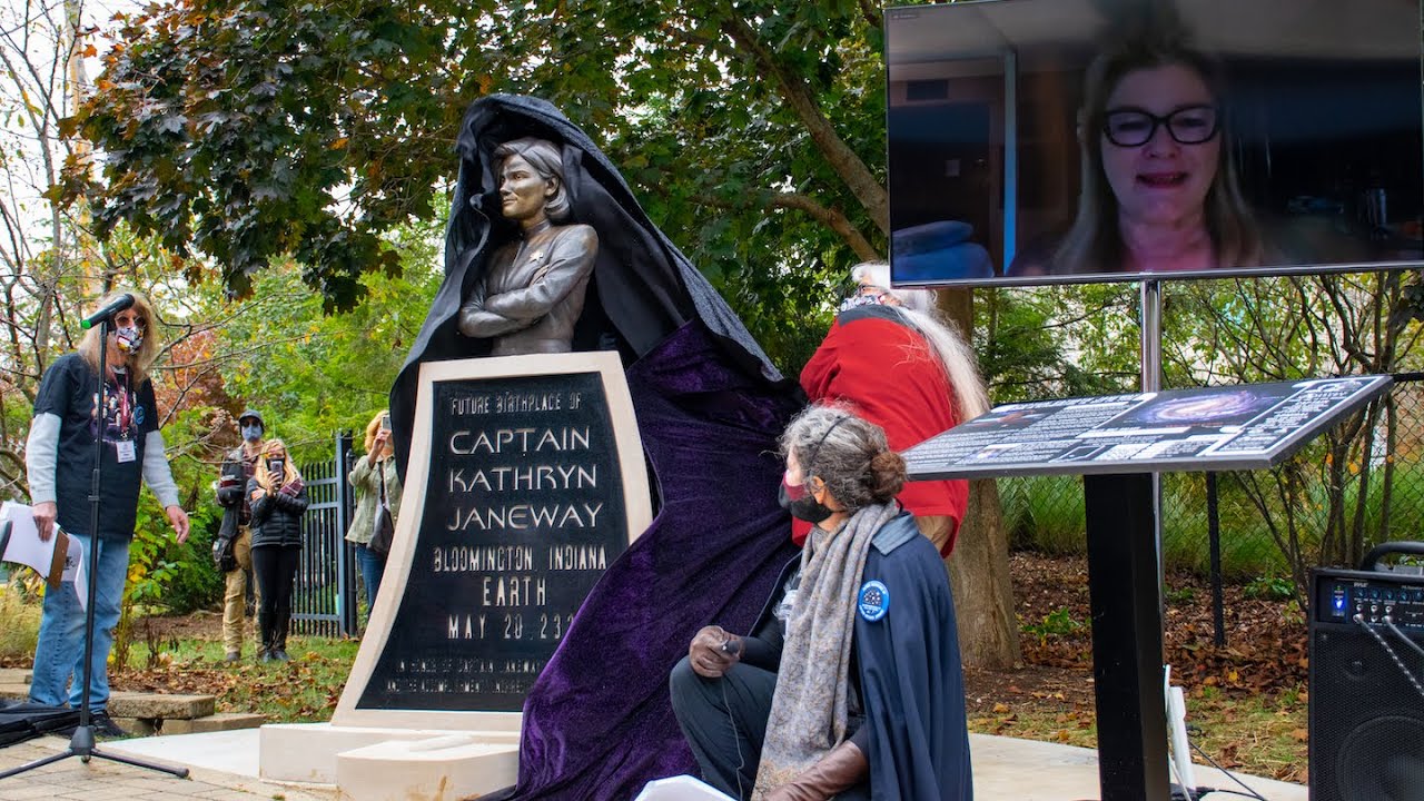 Captain Janeway Statue Unveiling
