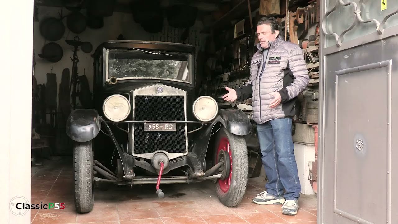 FIAT 509 WEYMANN - MASSIMO BRUNI CI DESCRIVE L'AUTO - AUTO ITALIANE ANTICHE - OLD FIAT - CLASSICP55