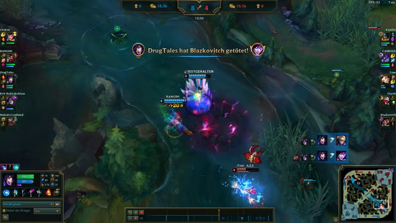 The Power of Midlane Ahri + Electrocute, Double Kill