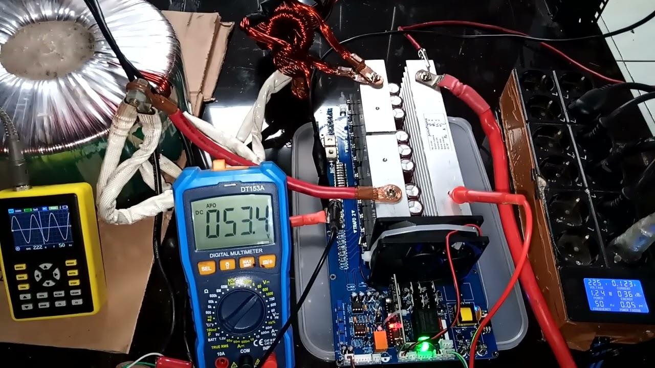260110NPHQUATB Test uji voltage & beban KIT INVERTER PSW EGS002 TO247 24Mosfet 48V