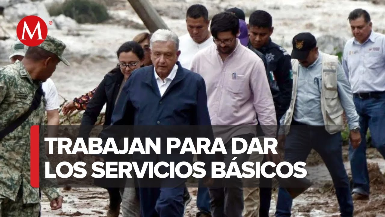 Conoce el audio que AMLO grabó para los damnificados por huracán ‘Otis’