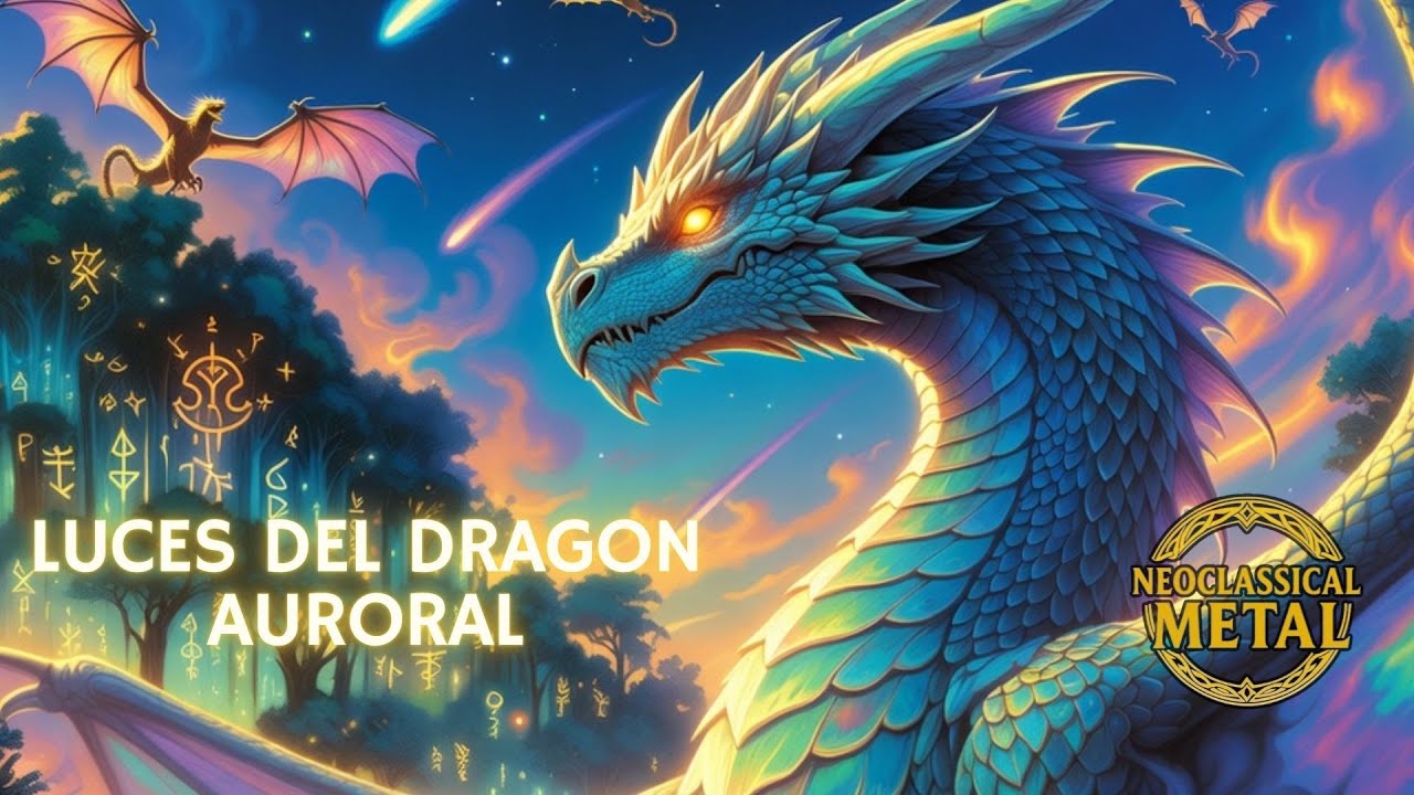 🐉✨Luces del Dragón Auroral 🐉✨ | Música y Letra | Folk Metal Épico | Power Fantasy en Español