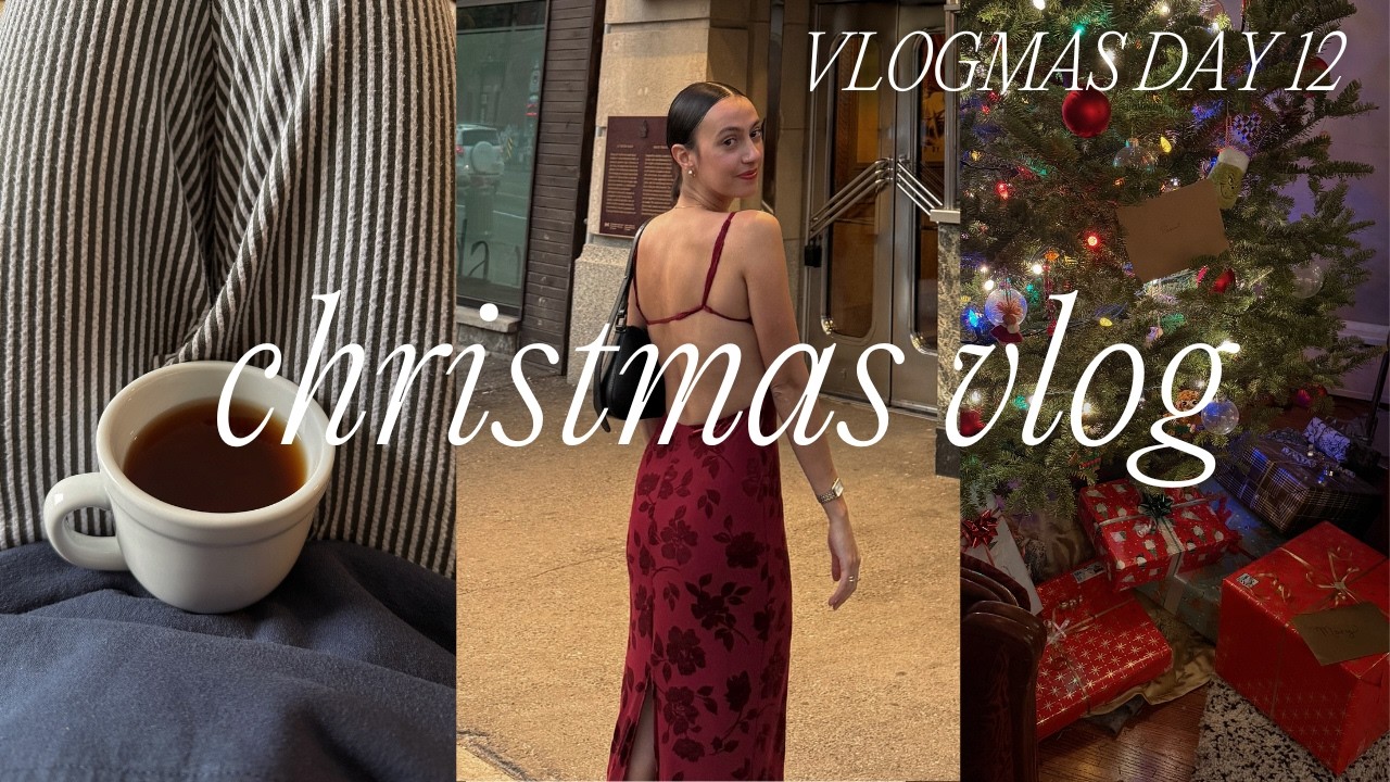 CHRISTMAS VLOG ✨❤️🎄 home for the holidays + home movie cozy Chistmas + GIVEAWAYS!!! (Vlogmas Day 12)
