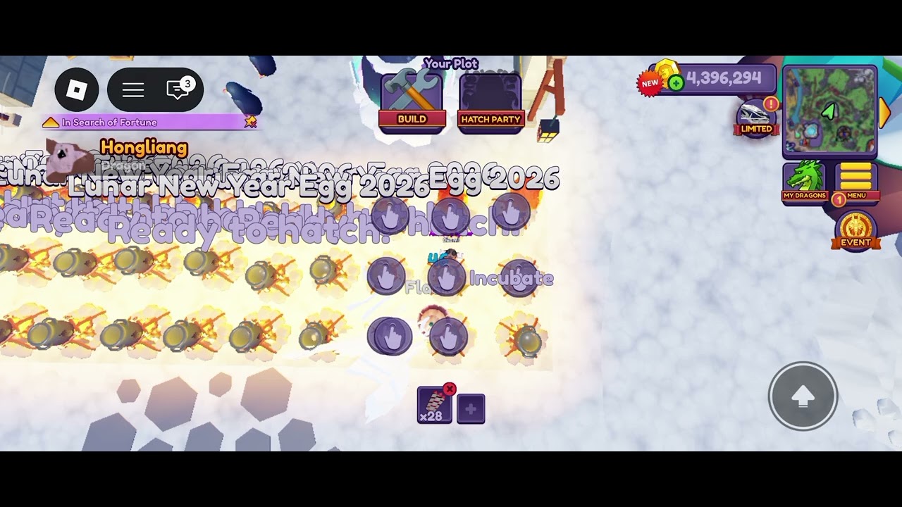 Hatching 20 LNY And 10 GLNY Egg 2026 (Dragon Adventures Lunar New Year Event) Could i hatch  Tianma?