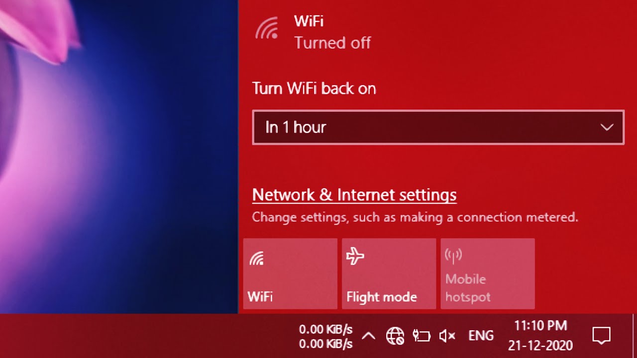 Ręczne włączanie Wi-Fi w systemie Windows 10 | Metoda: 2/6