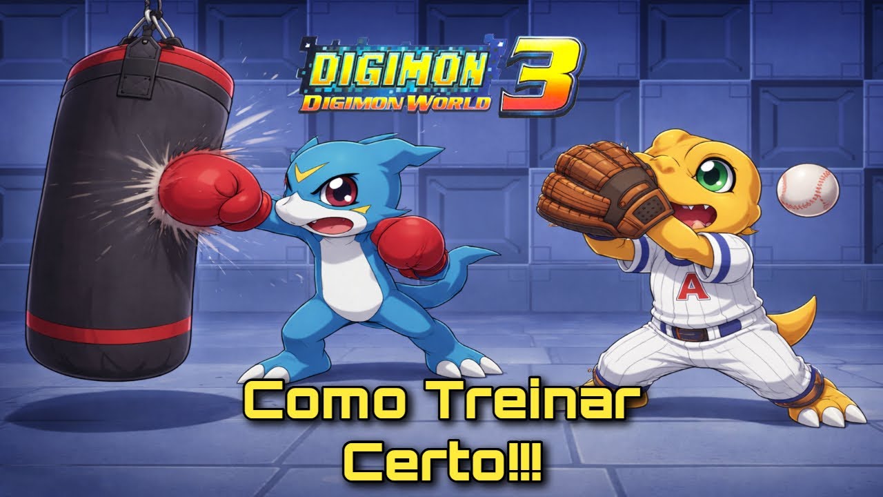COMO TREINAR CERTO EM DIGIMON WORLD 3 | GUIA COMPLETO DE ATRIBUTOS E ELEMENTAIS