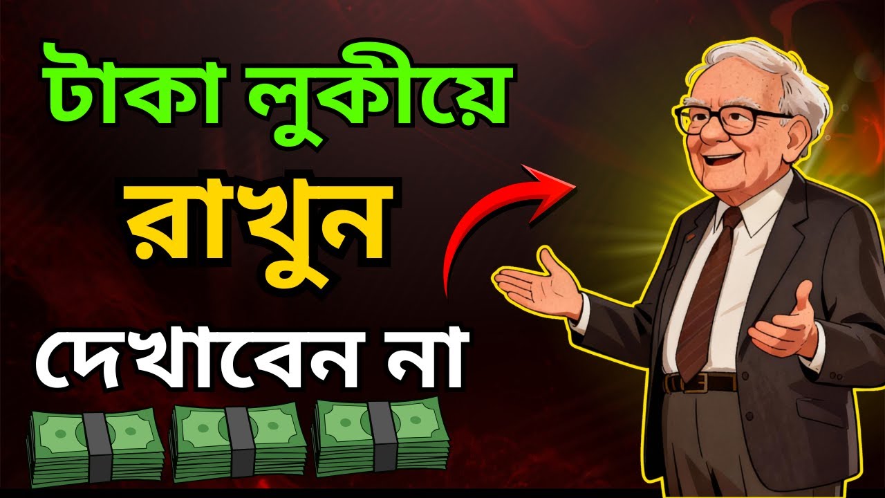 টাকাকে লুকিয়ে রাখলেই টাকা বাড়ে,টাকা বাড়ানোর উপায় | বাংলা ফাইন্যান্স টিপস | motivational video