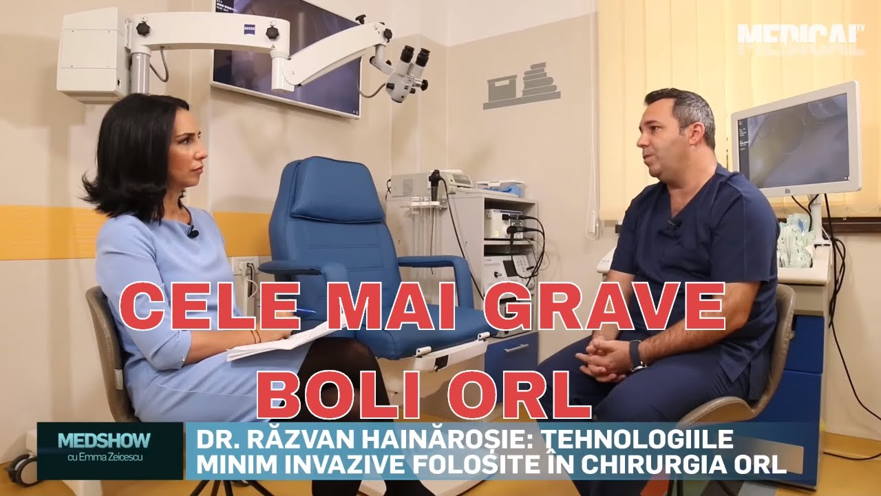 MEDSHOW, cu Emma Zeicescu și Dr. RĂZVAN HAINĂROȘIE, chirurg și medic primar ORL