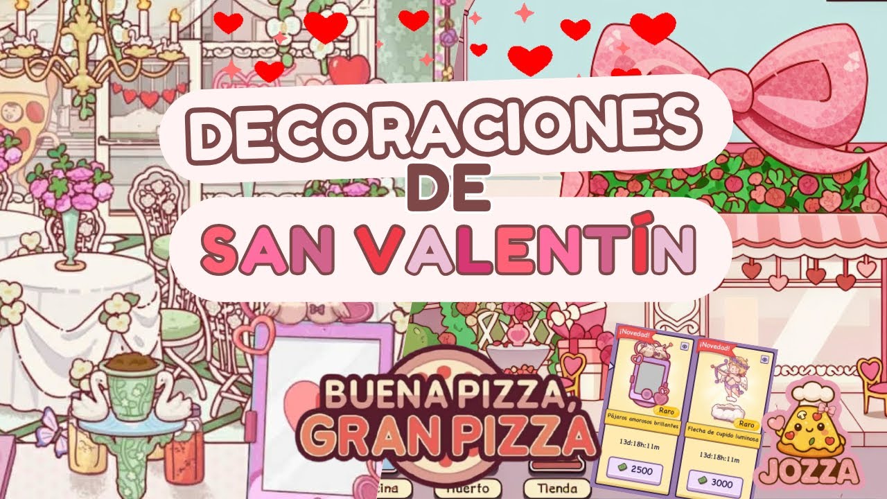 🌹 TODAS las DECORACIONES de SAN VALENTÍN 💖 | Buena Pizza, Gran Pizza 🍕