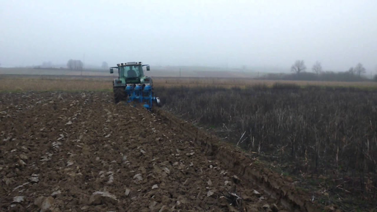 Fendt 515c & lemken opal 110 - zimska brazda